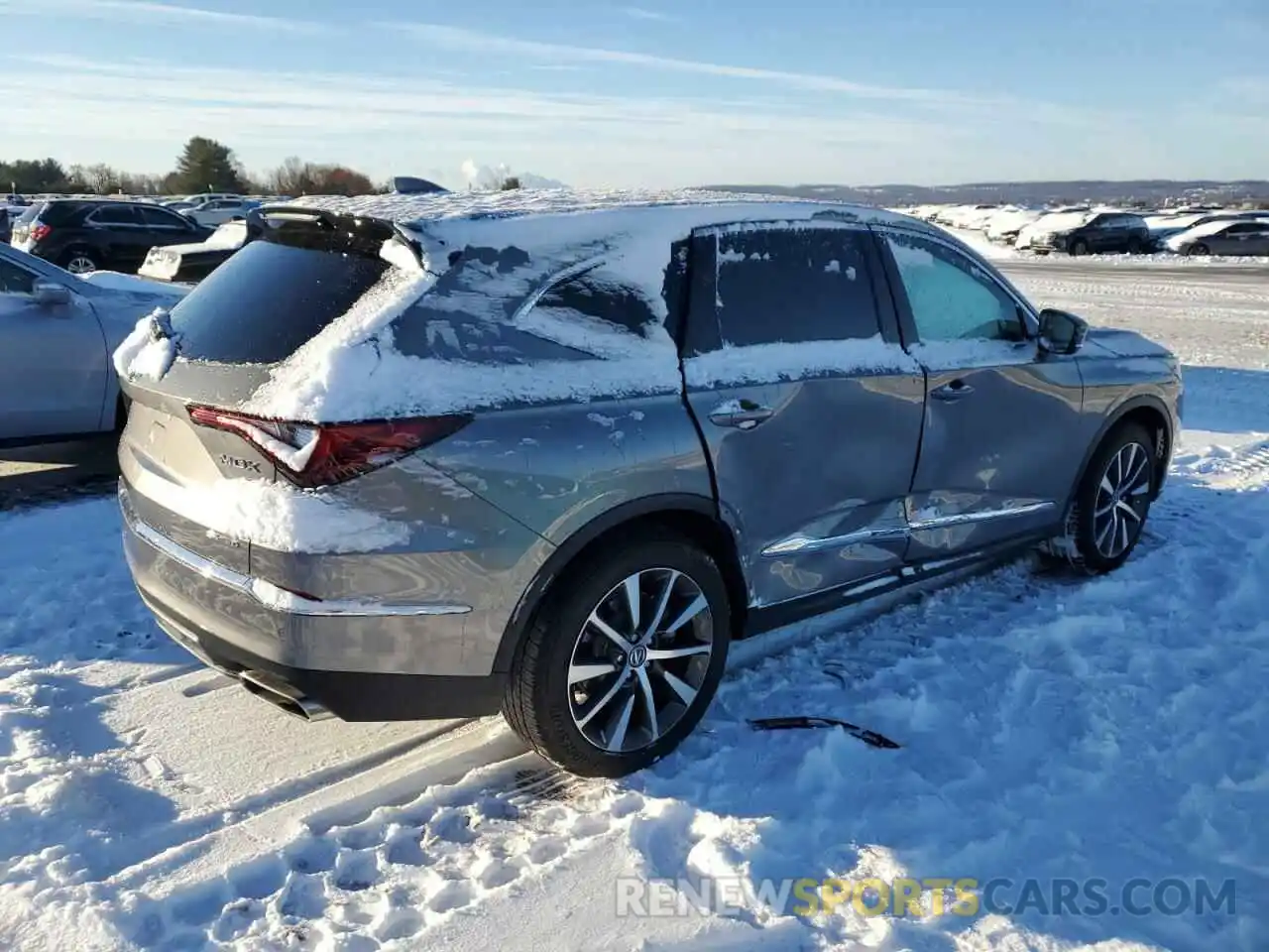 3 Photograph of a damaged car 5J8YE1H45SL001102 ACURA MDX 2025