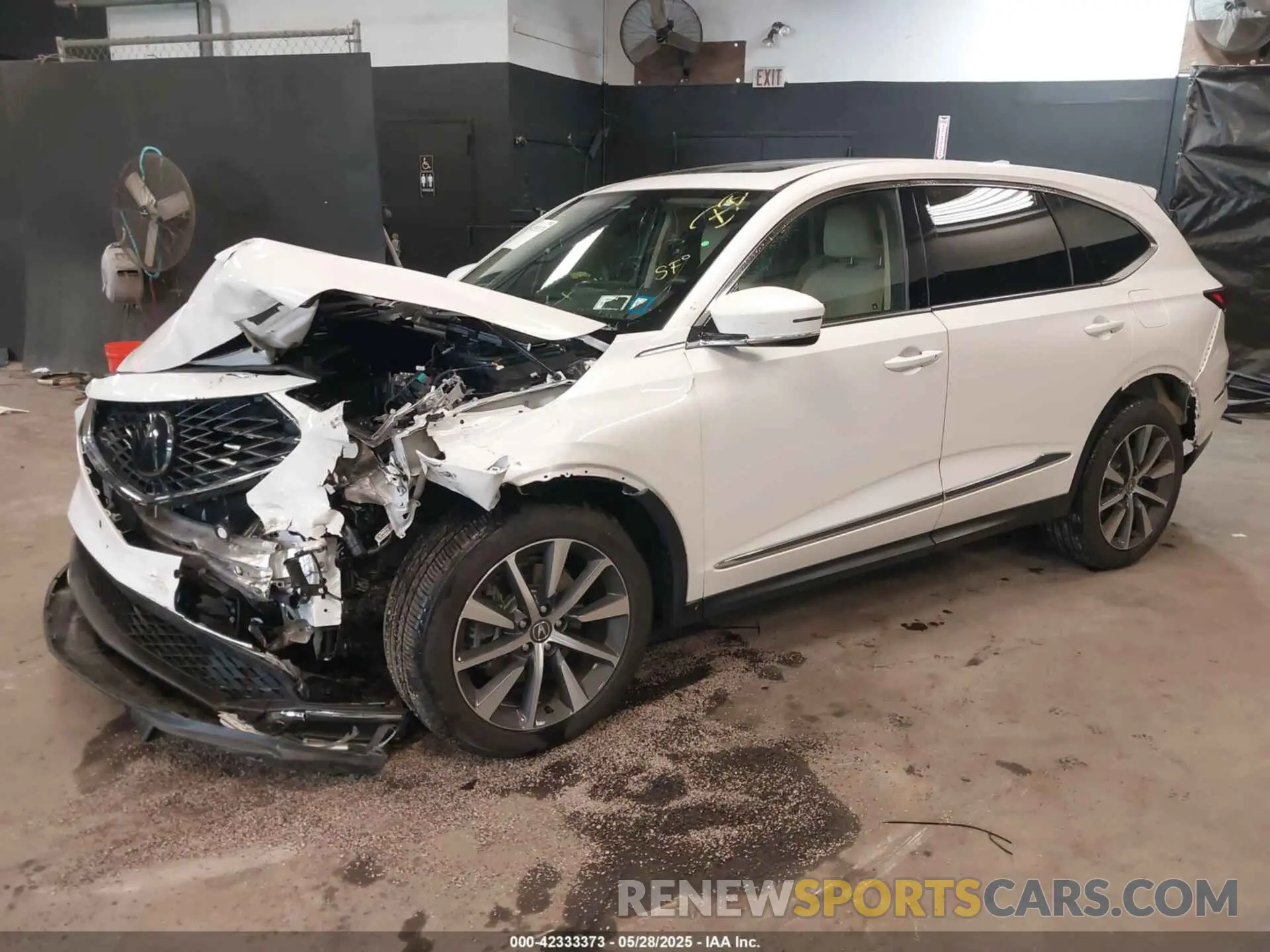 2 Photograph of a damaged car 5J8YE1H46SL011881 ACURA MDX 2025