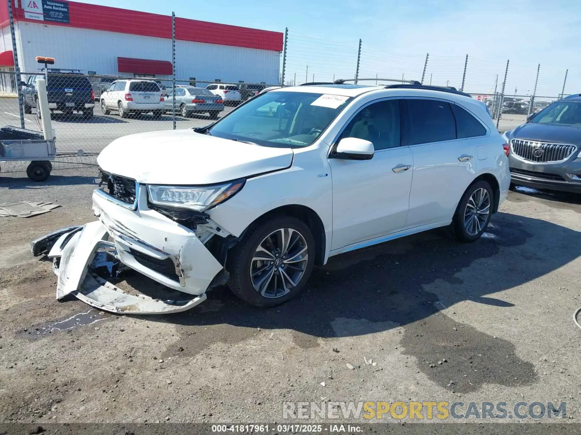 2 Photograph of a damaged car 5J8YD7H58LL000333 ACURA MDX SPORT HYBRID 2020