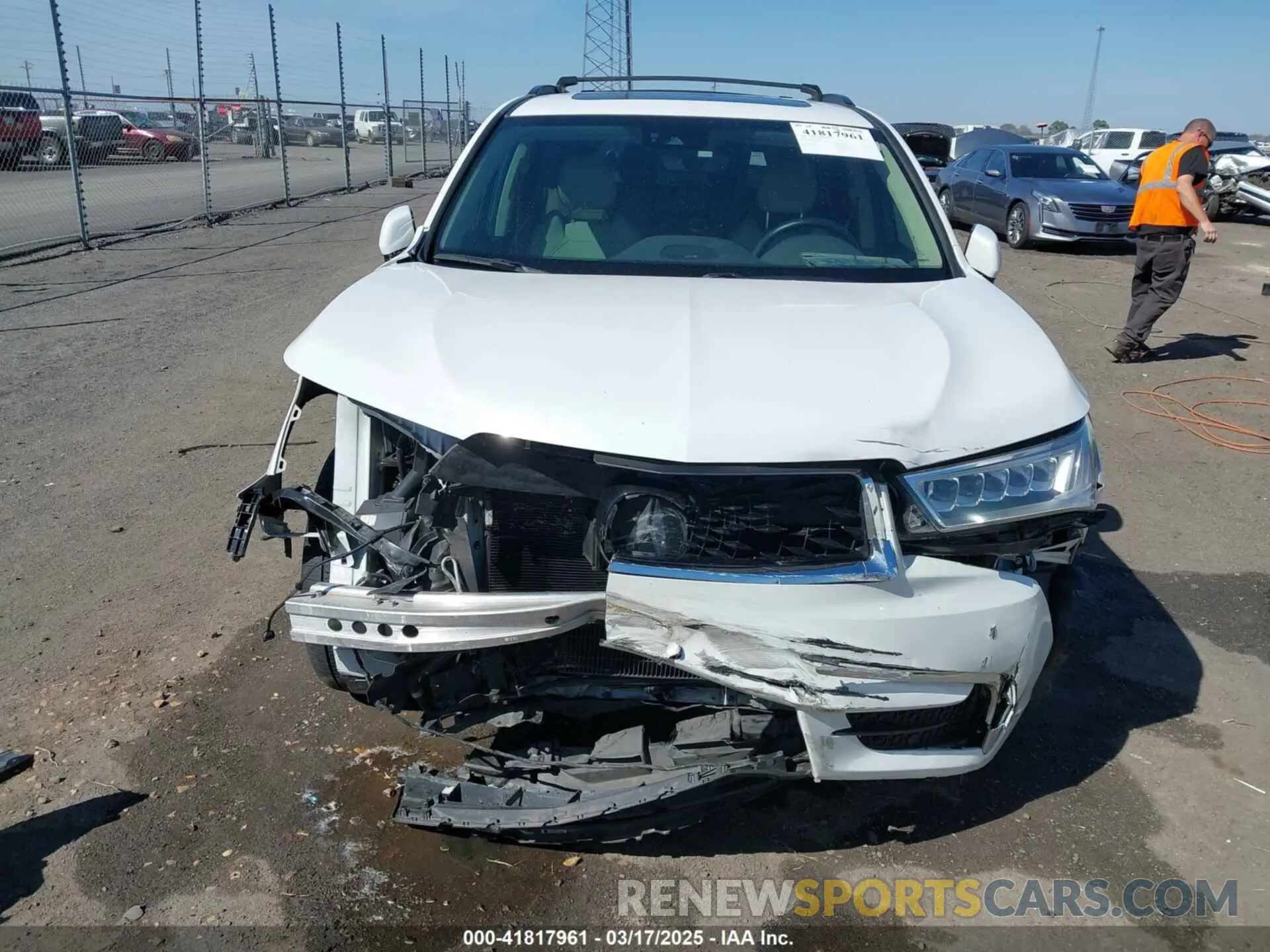 6 Photograph of a damaged car 5J8YD7H58LL000333 ACURA MDX SPORT HYBRID 2020