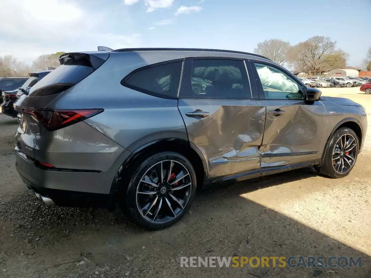 3 Photograph of a damaged car 5J8YD8H81NL004582 ACURA MDX TYPE S 2022