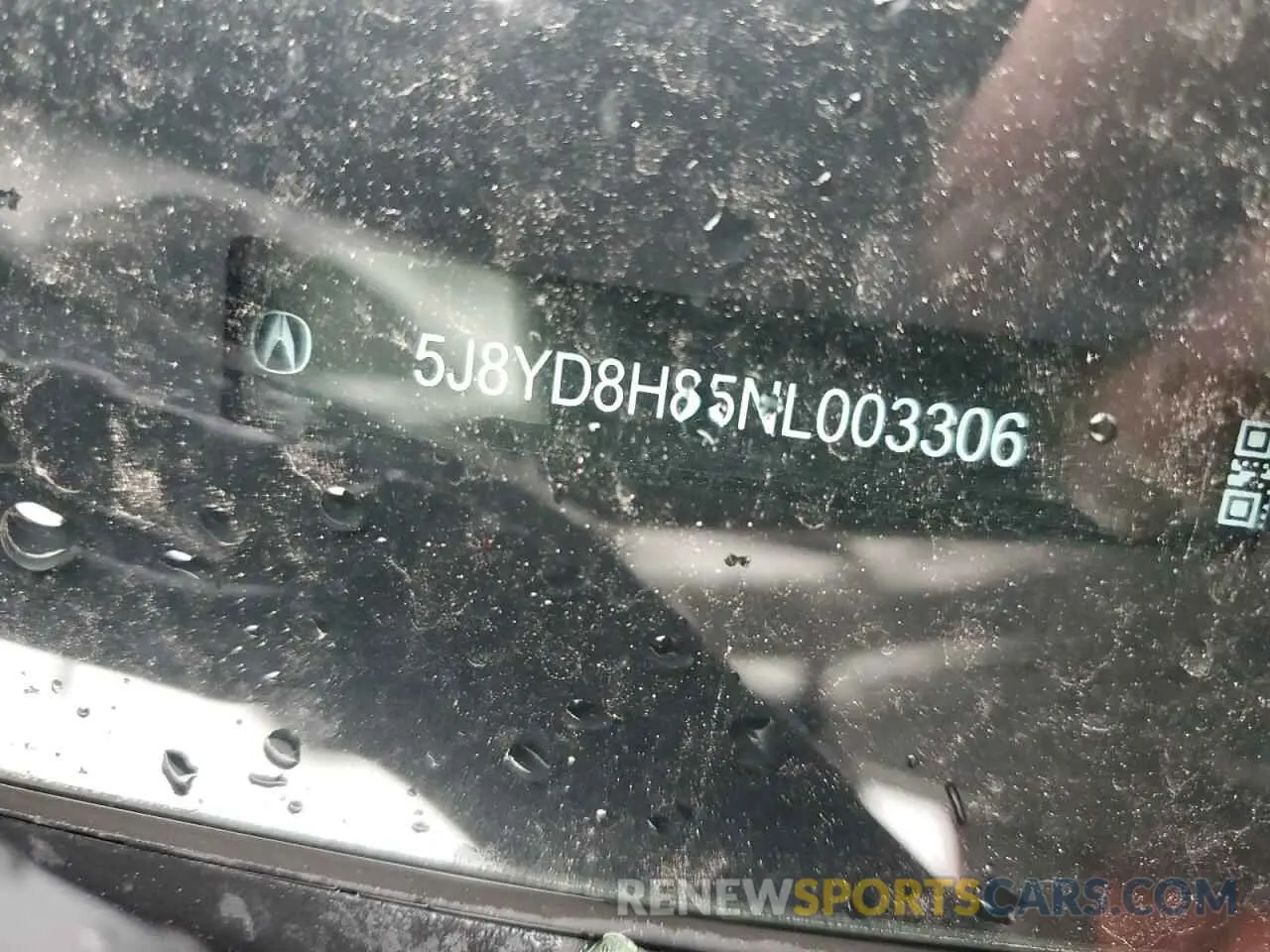 15 Photograph of a damaged car 5J8YD8H85NL003306 ACURA MDX TYPE S 2022