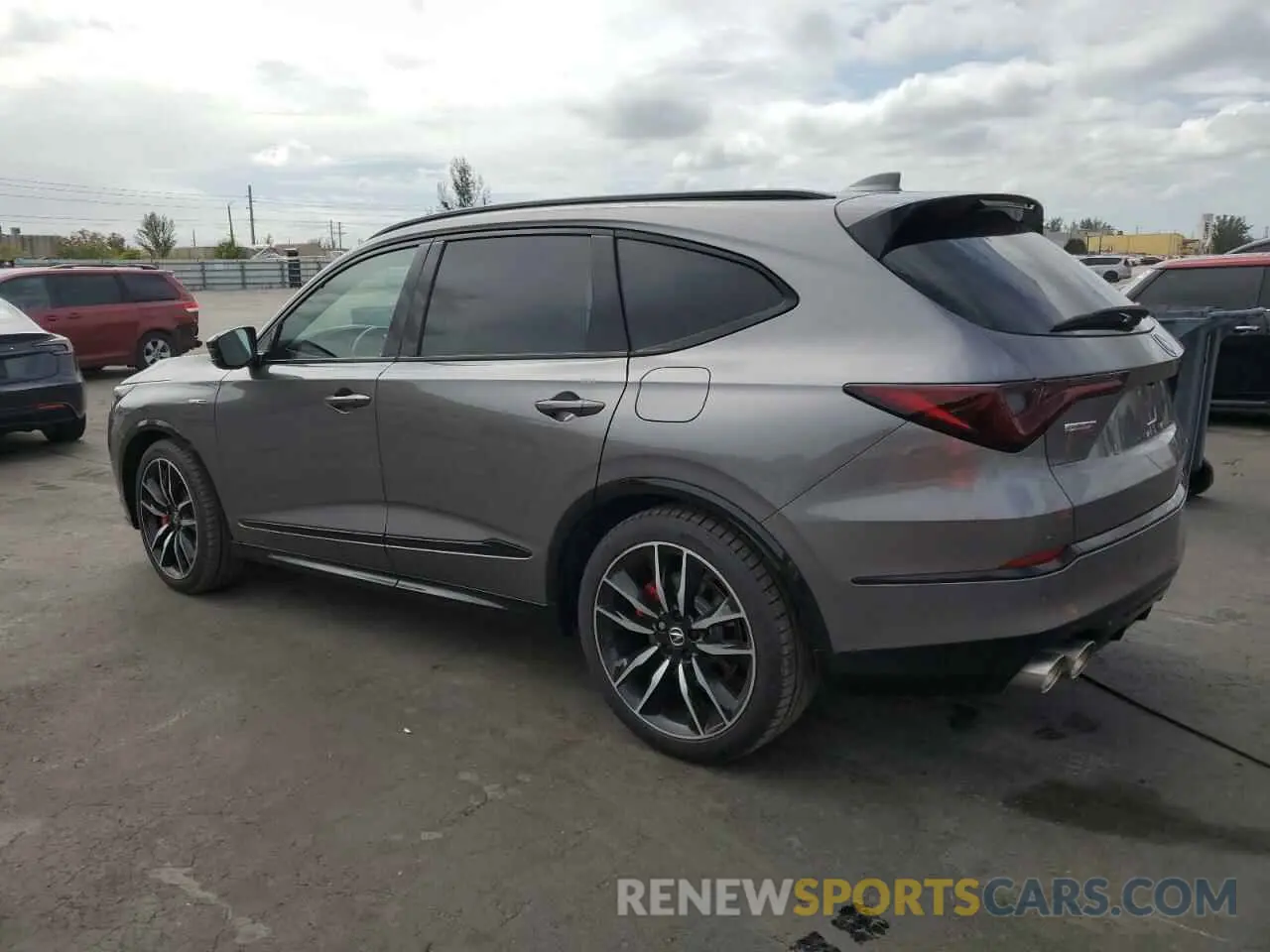 2 Photograph of a damaged car 5J8YD8H86NL000916 ACURA MDX TYPE S 2022