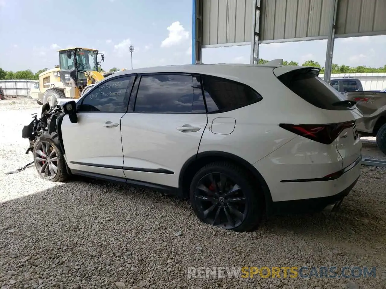 2 Photograph of a damaged car 5J8YD8H99NL003432 ACURA MDX TYPE S 2022