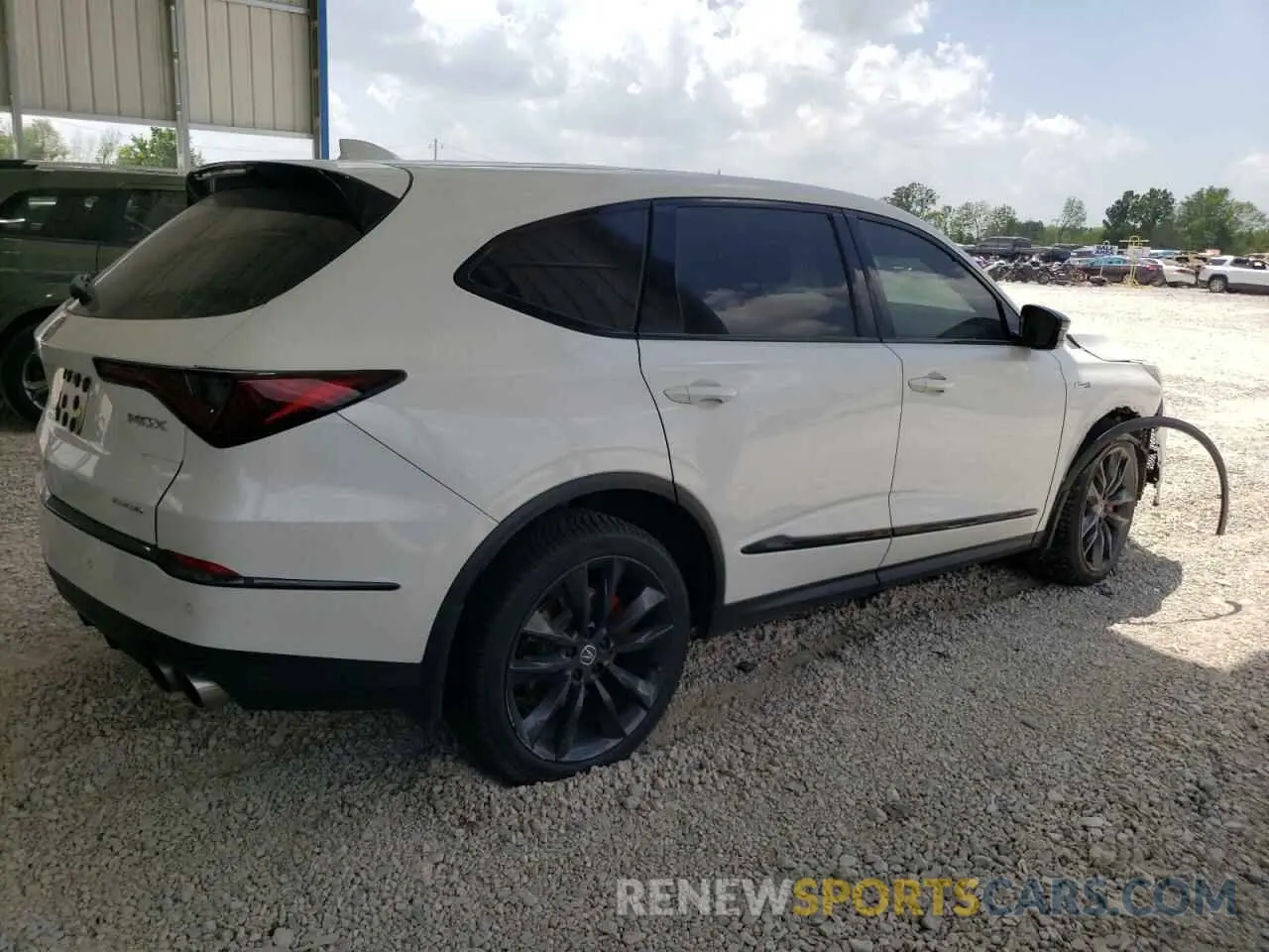 3 Photograph of a damaged car 5J8YD8H99NL003432 ACURA MDX TYPE S 2022