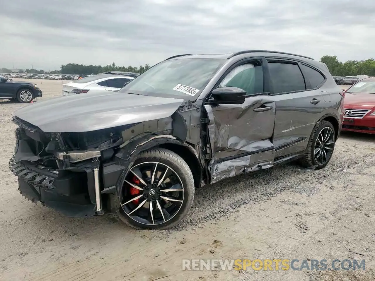 1 Photograph of a damaged car 5J8YD8H80PL003006 ACURA MDX TYPE S 2023