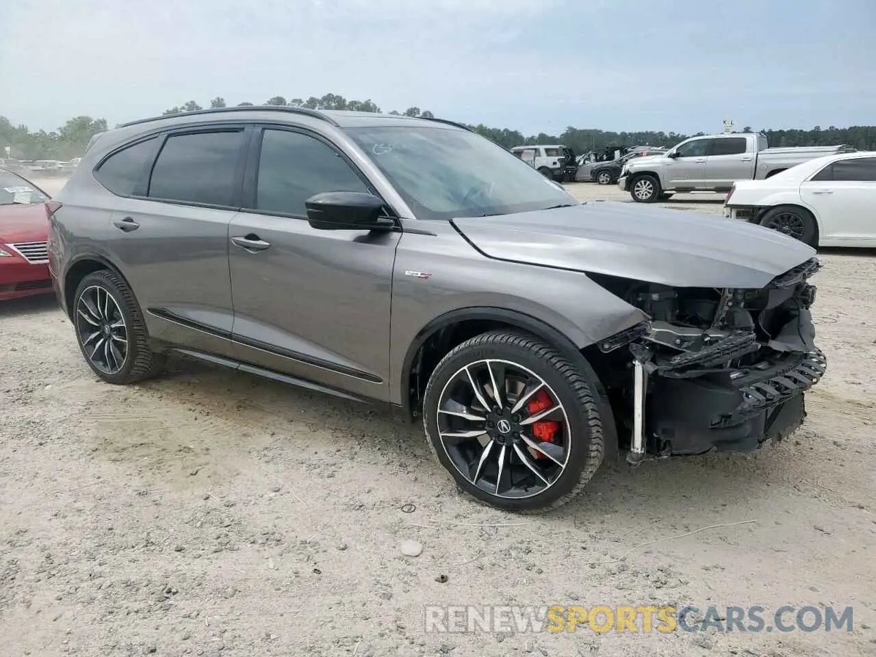 4 Photograph of a damaged car 5J8YD8H80PL003006 ACURA MDX TYPE S 2023