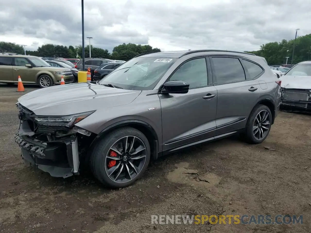1 Photograph of a damaged car 5J8YD8H89PL001321 ACURA MDX TYPE S 2023