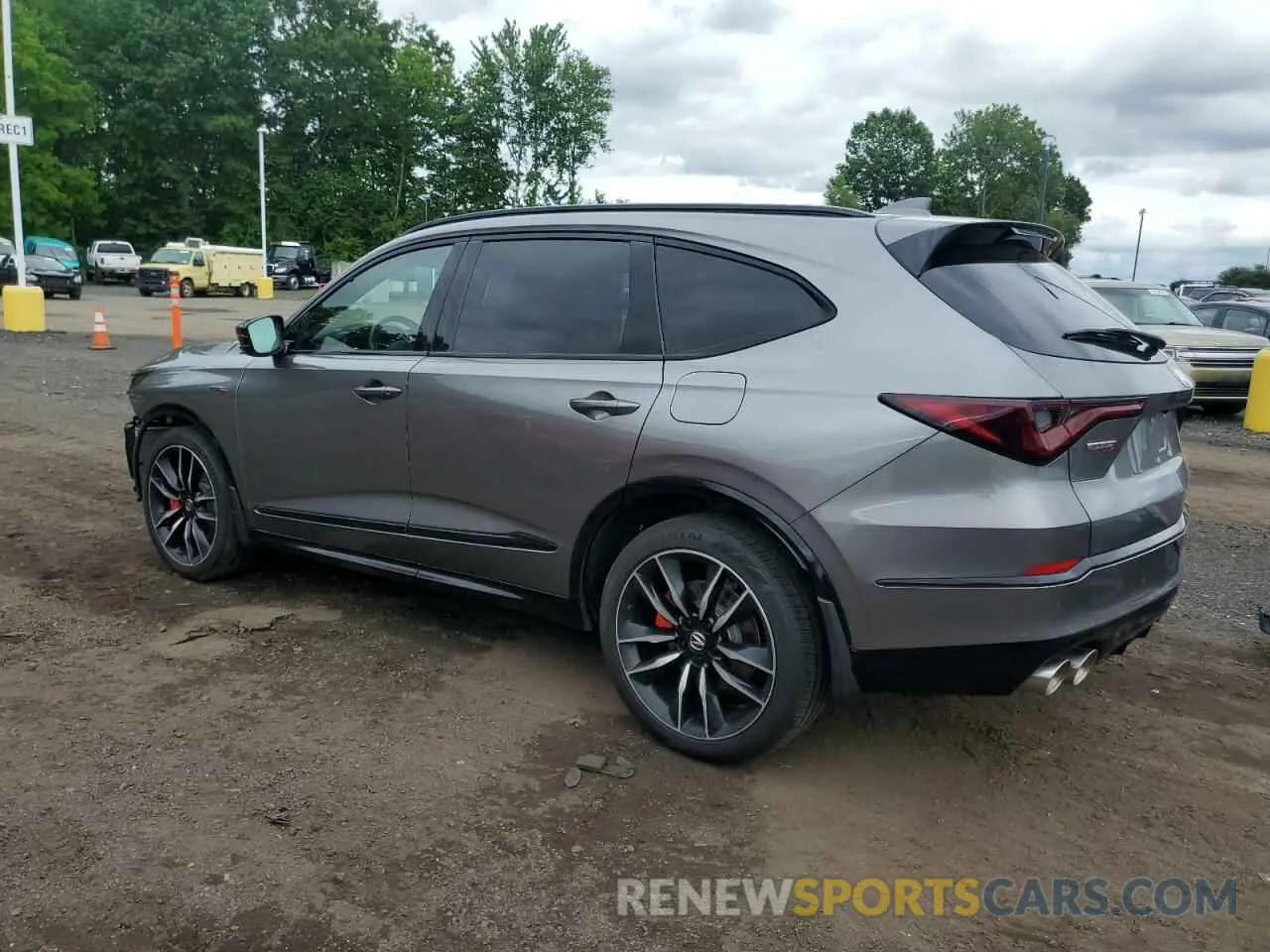 2 Photograph of a damaged car 5J8YD8H89PL001321 ACURA MDX TYPE S 2023