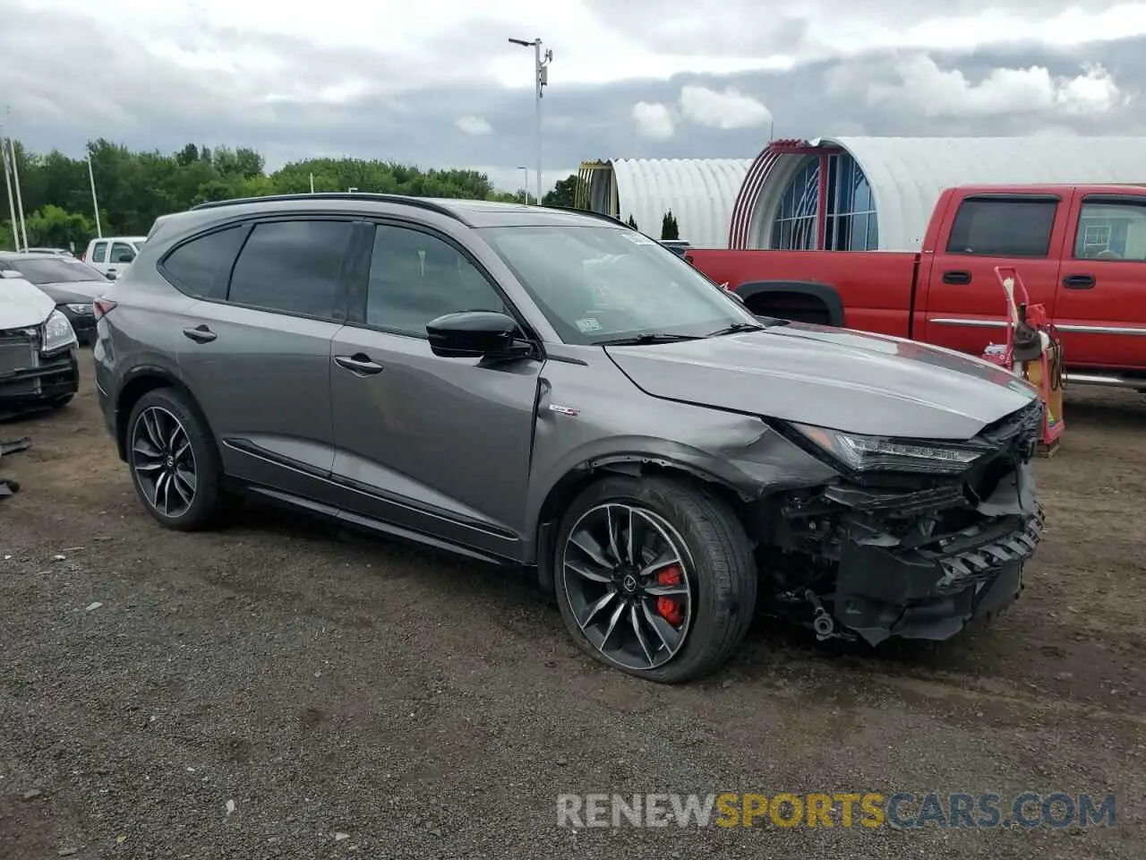 4 Photograph of a damaged car 5J8YD8H89PL001321 ACURA MDX TYPE S 2023