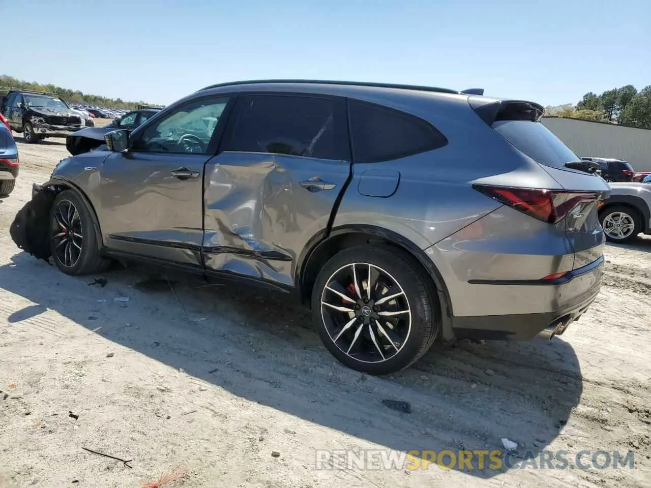 2 Photograph of a damaged car 5J8YD8H82RL001387 ACURA MDX TYPE S 2024