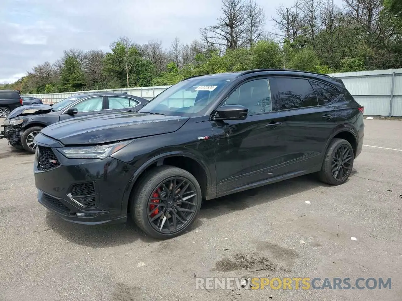 1 Photograph of a damaged car 5J8YD8H84RL002346 ACURA MDX TYPE S 2024