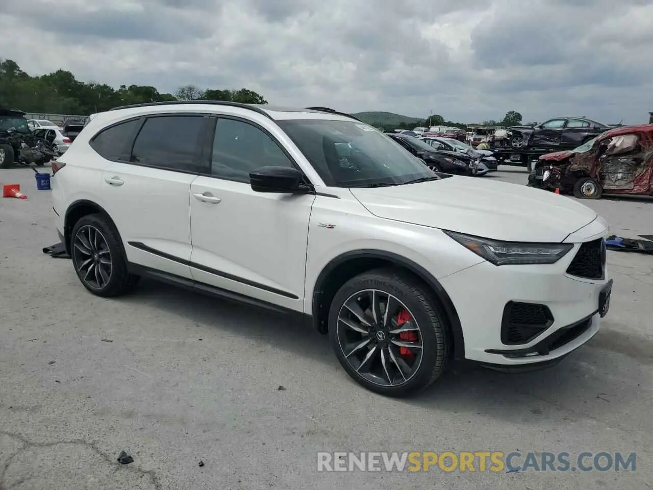4 Photograph of a damaged car 5J8YD8H85RL002159 ACURA MDX TYPE S 2024