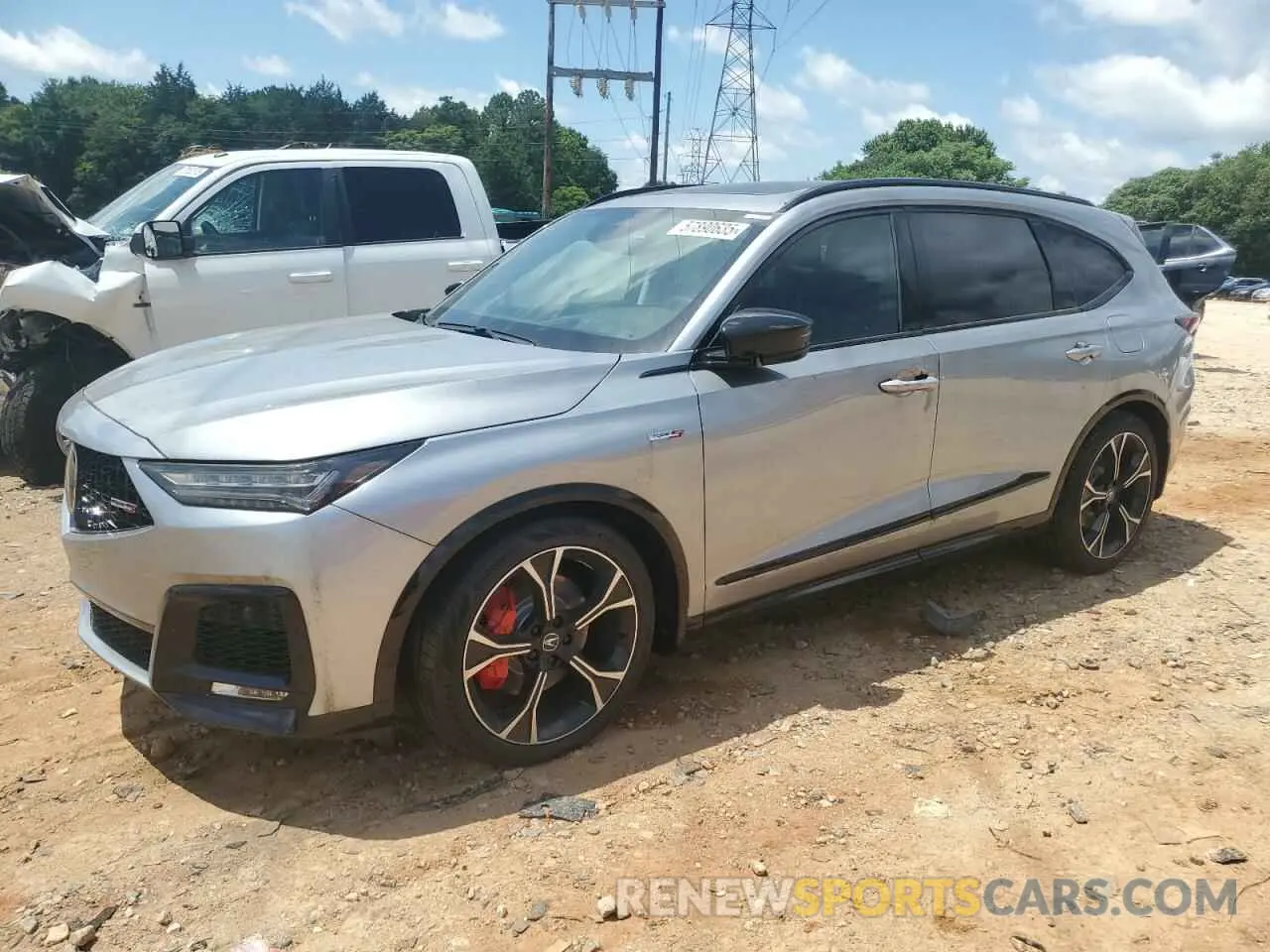 1 Photograph of a damaged car 5J8YD8H83SL002229 ACURA MDX TYPE S 2025