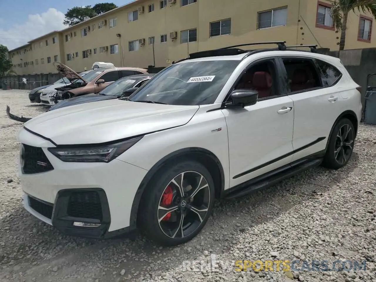 1 Photograph of a damaged car 5J8YD8H84SL001123 ACURA MDX TYPE S 2025