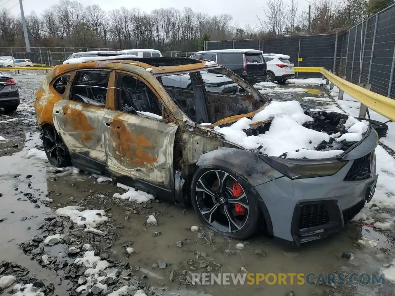 4 Photograph of a damaged car 5J8YD8H86SL000992 ACURA MDX TYPE S 2025