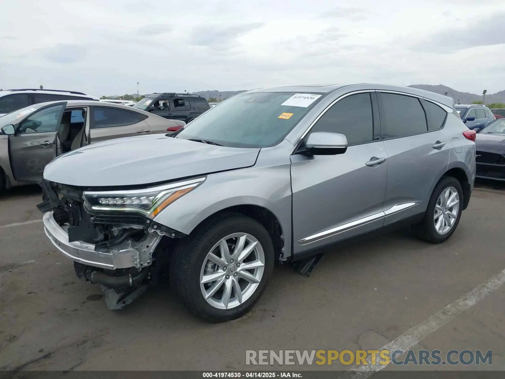 2 Photograph of a damaged car 5J8TC1H33KL014325 ACURA RDX 2019