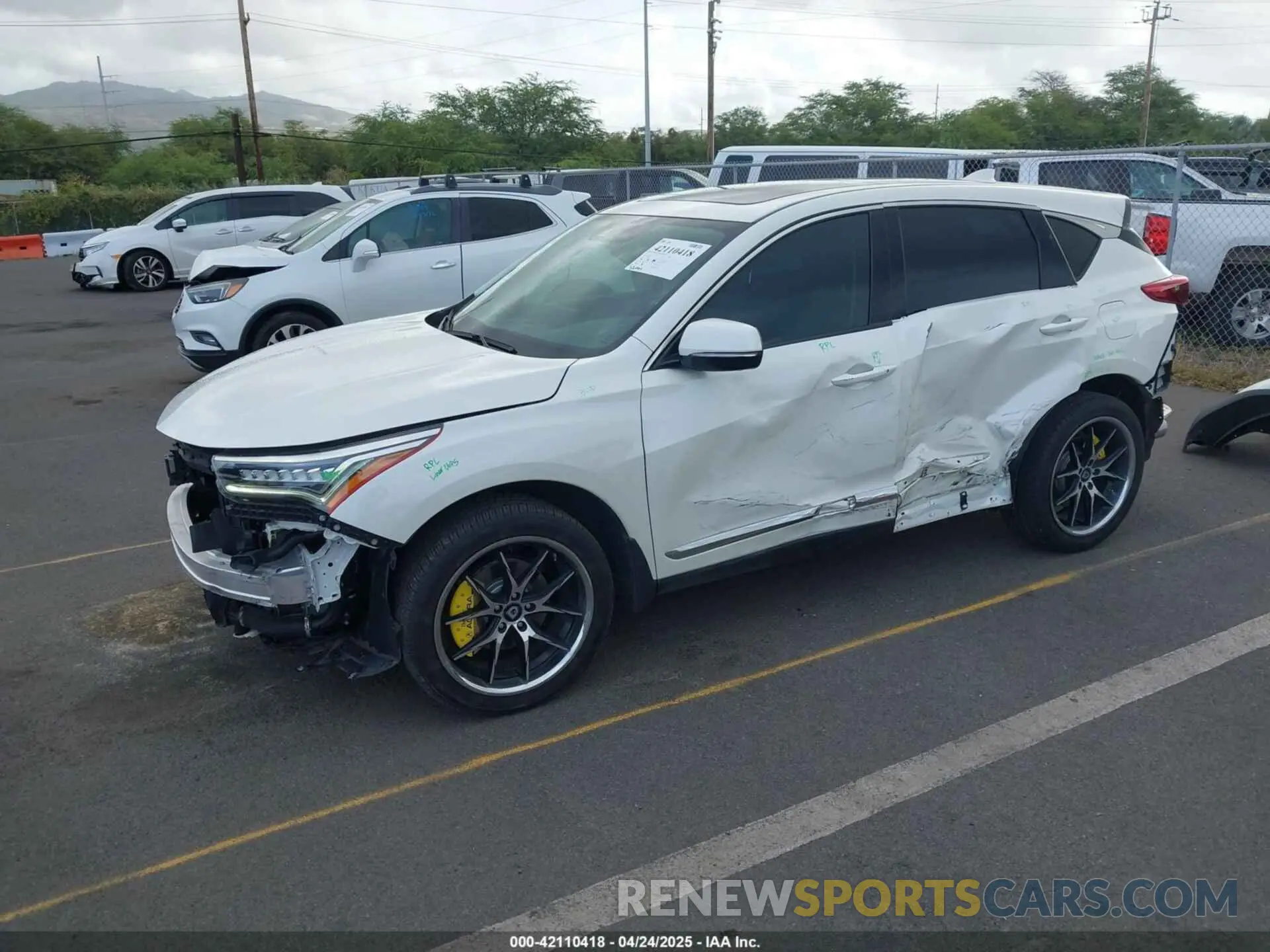 2 Photograph of a damaged car 5J8TC1H34KL013541 ACURA RDX 2019