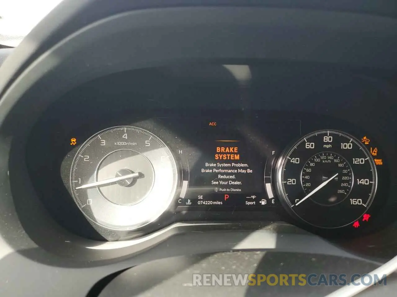 9 Photograph of a damaged car 5J8TC1H35KL022555 ACURA RDX 2019