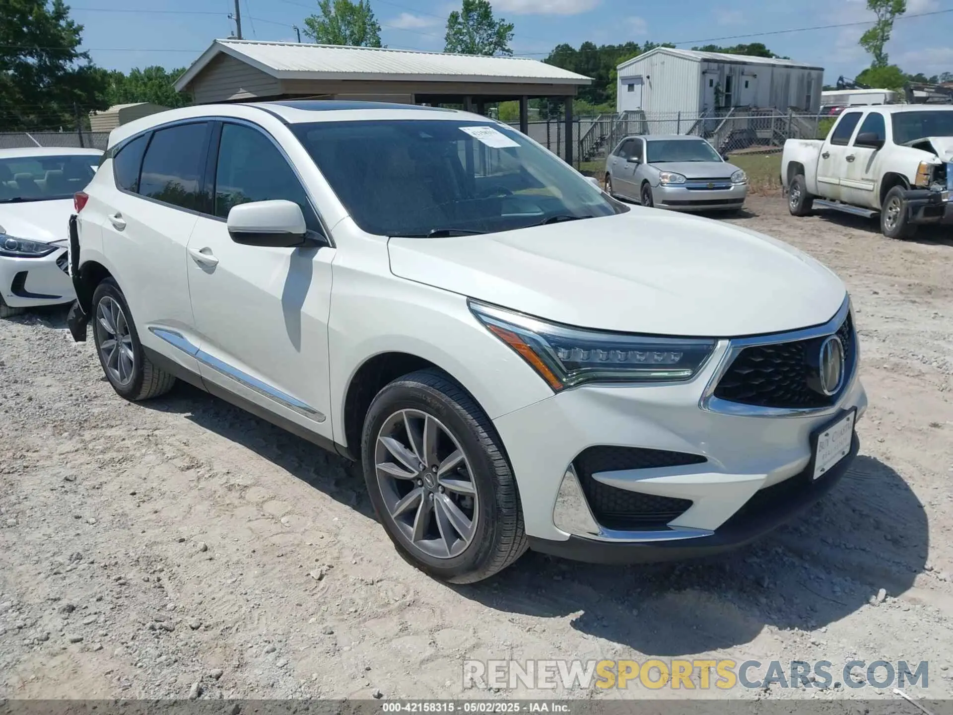 1 Photograph of a damaged car 5J8TC1H53KL007506 ACURA RDX 2019