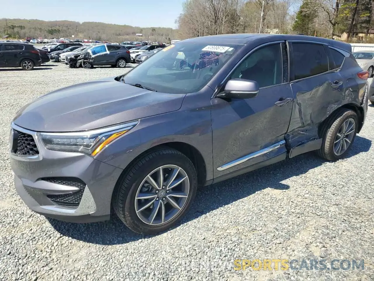 1 Photograph of a damaged car 5J8TC1H54KL013072 ACURA RDX 2019