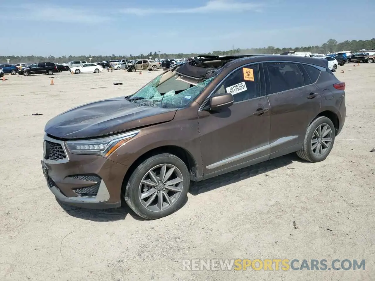 1 Photograph of a damaged car 5J8TC1H57KL013096 ACURA RDX 2019