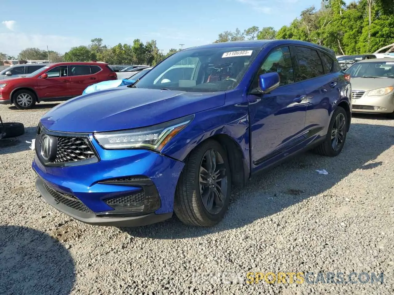 1 Photograph of a damaged car 5J8TC1H64KL004963 ACURA RDX 2019