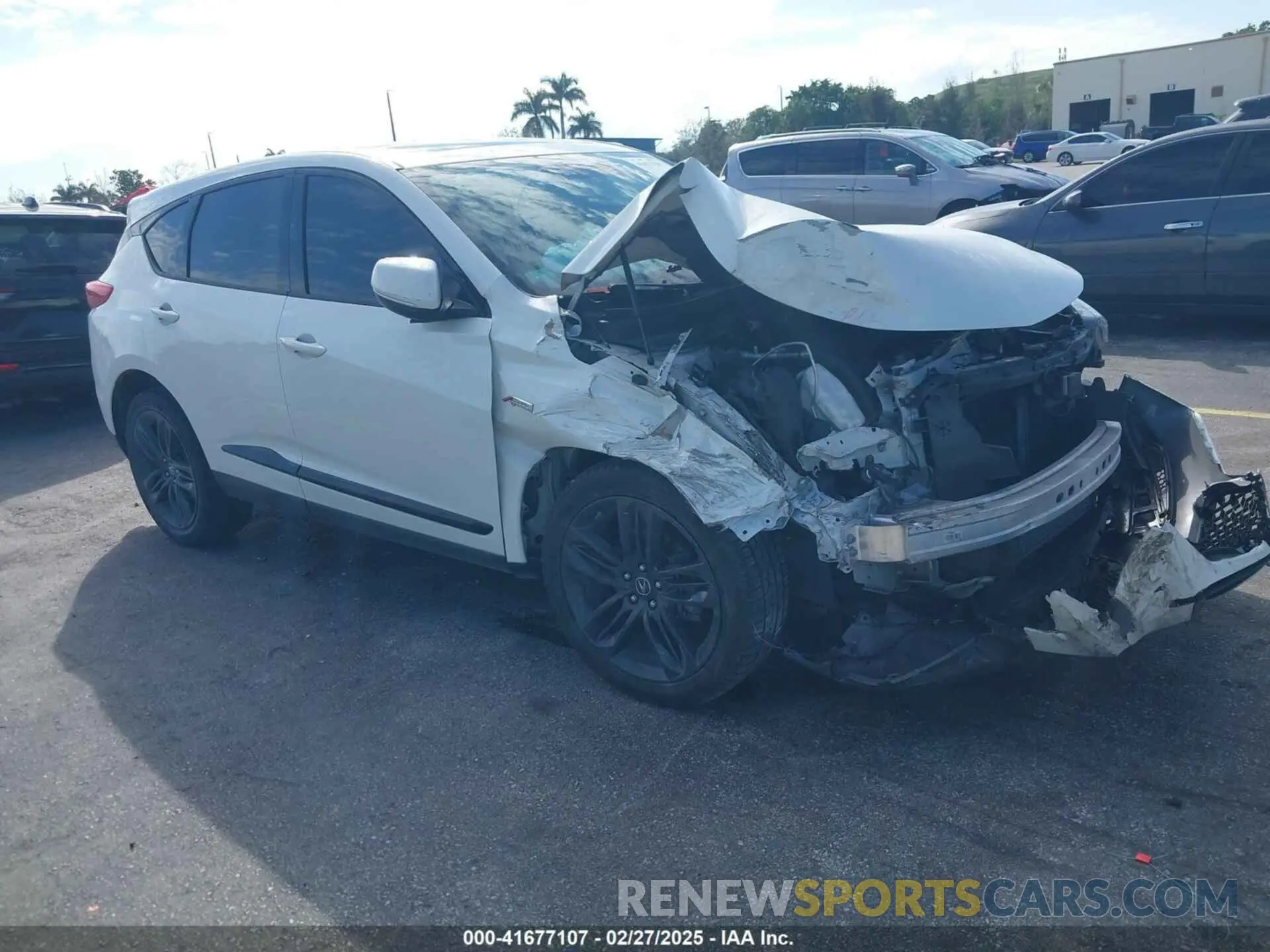 1 Photograph of a damaged car 5J8TC1H66KL021554 ACURA RDX 2019