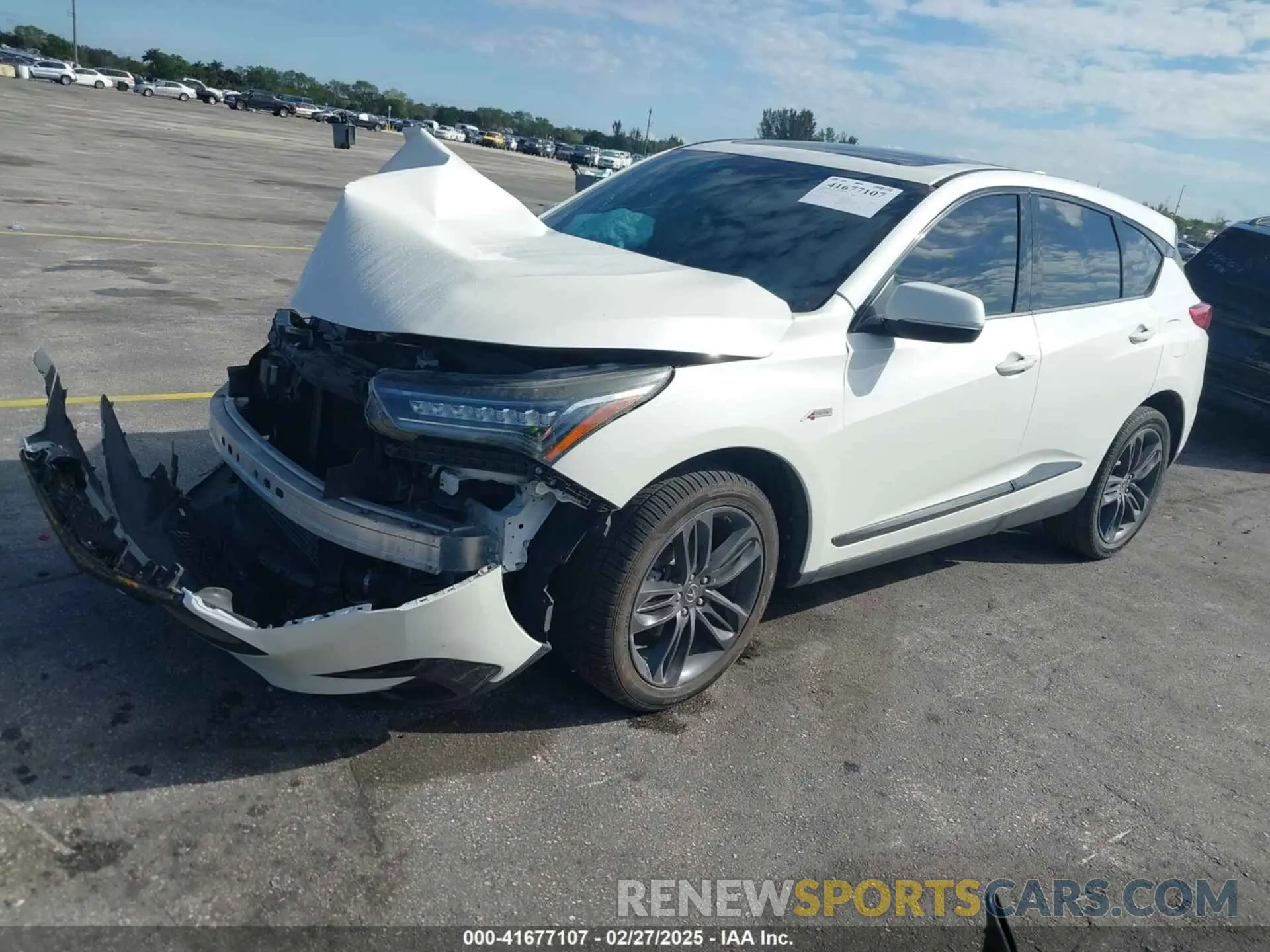 2 Photograph of a damaged car 5J8TC1H66KL021554 ACURA RDX 2019