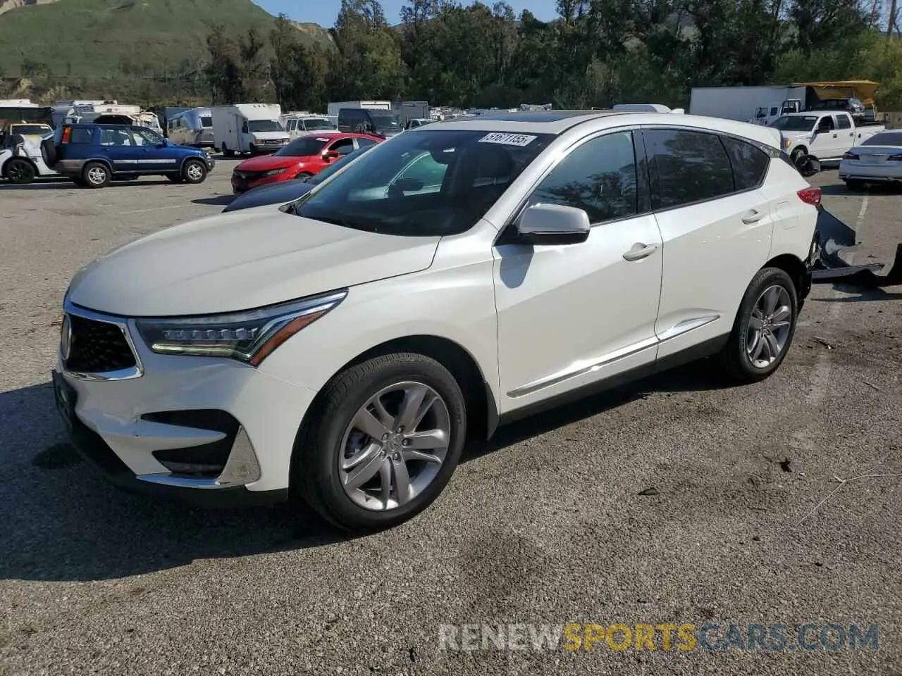1 Photograph of a damaged car 5J8TC1H76KL001880 ACURA RDX 2019