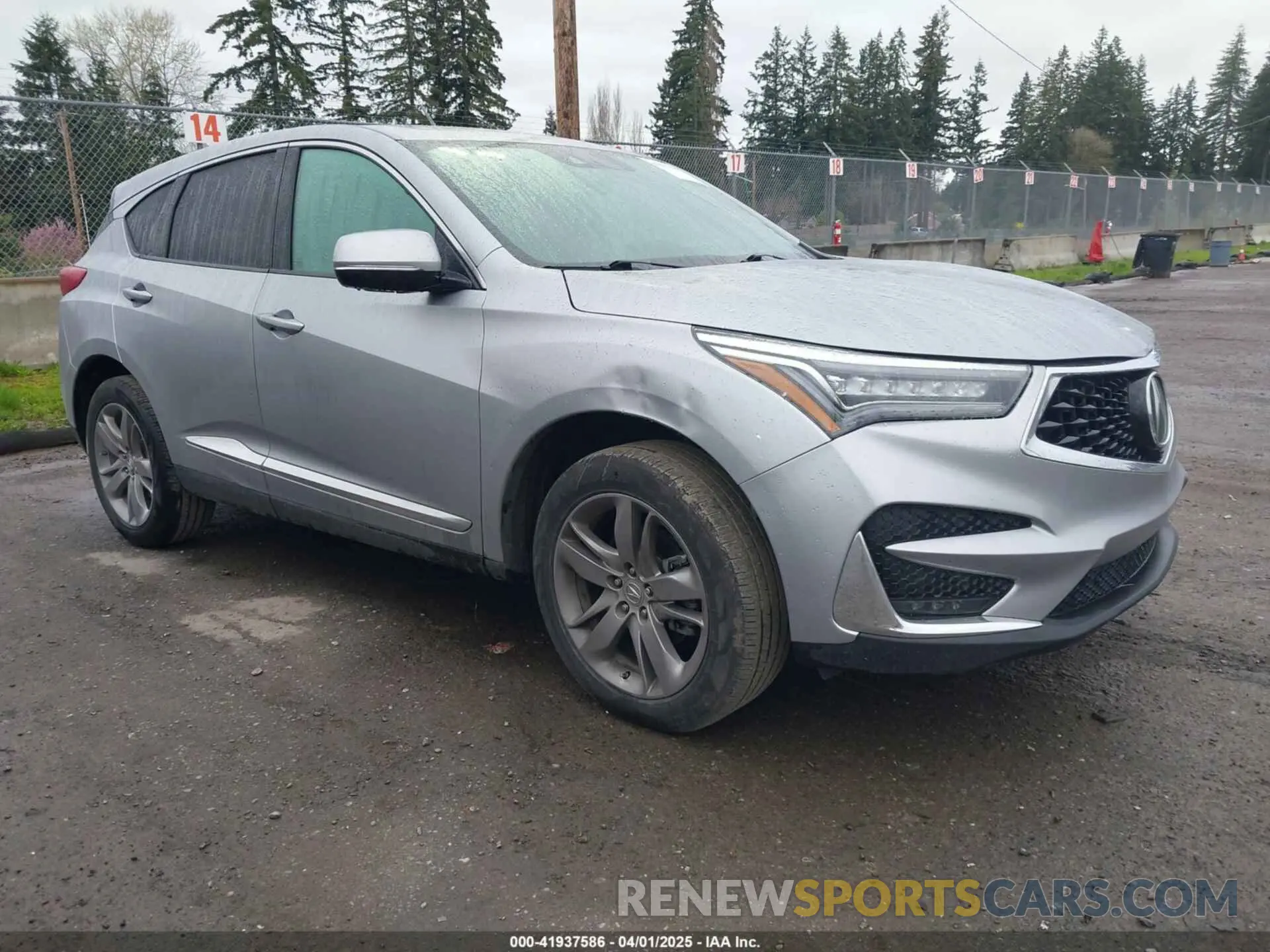1 Photograph of a damaged car 5J8TC1H76KL024947 ACURA RDX 2019