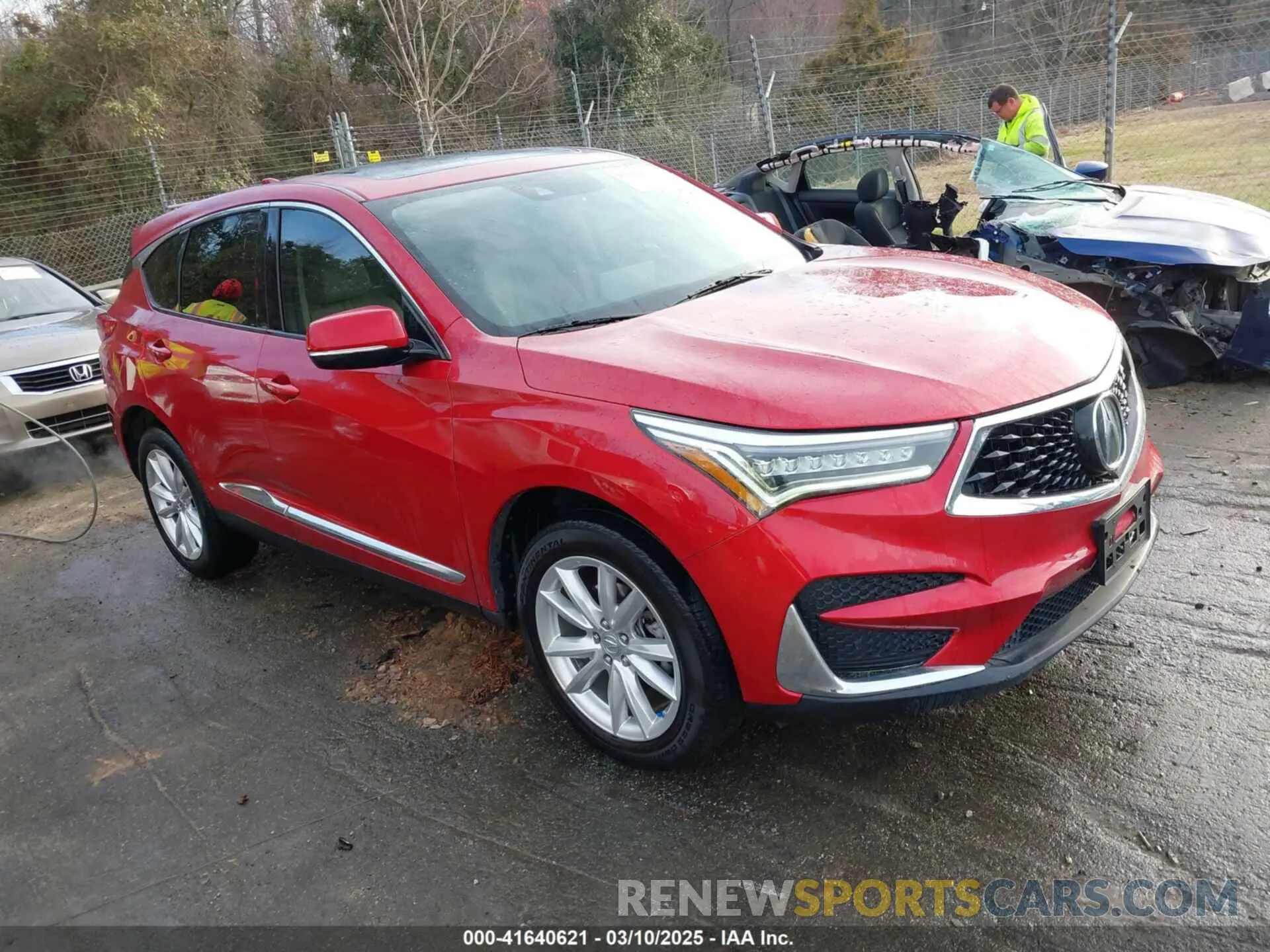 1 Photograph of a damaged car 5J8TC2H30KL012344 ACURA RDX 2019