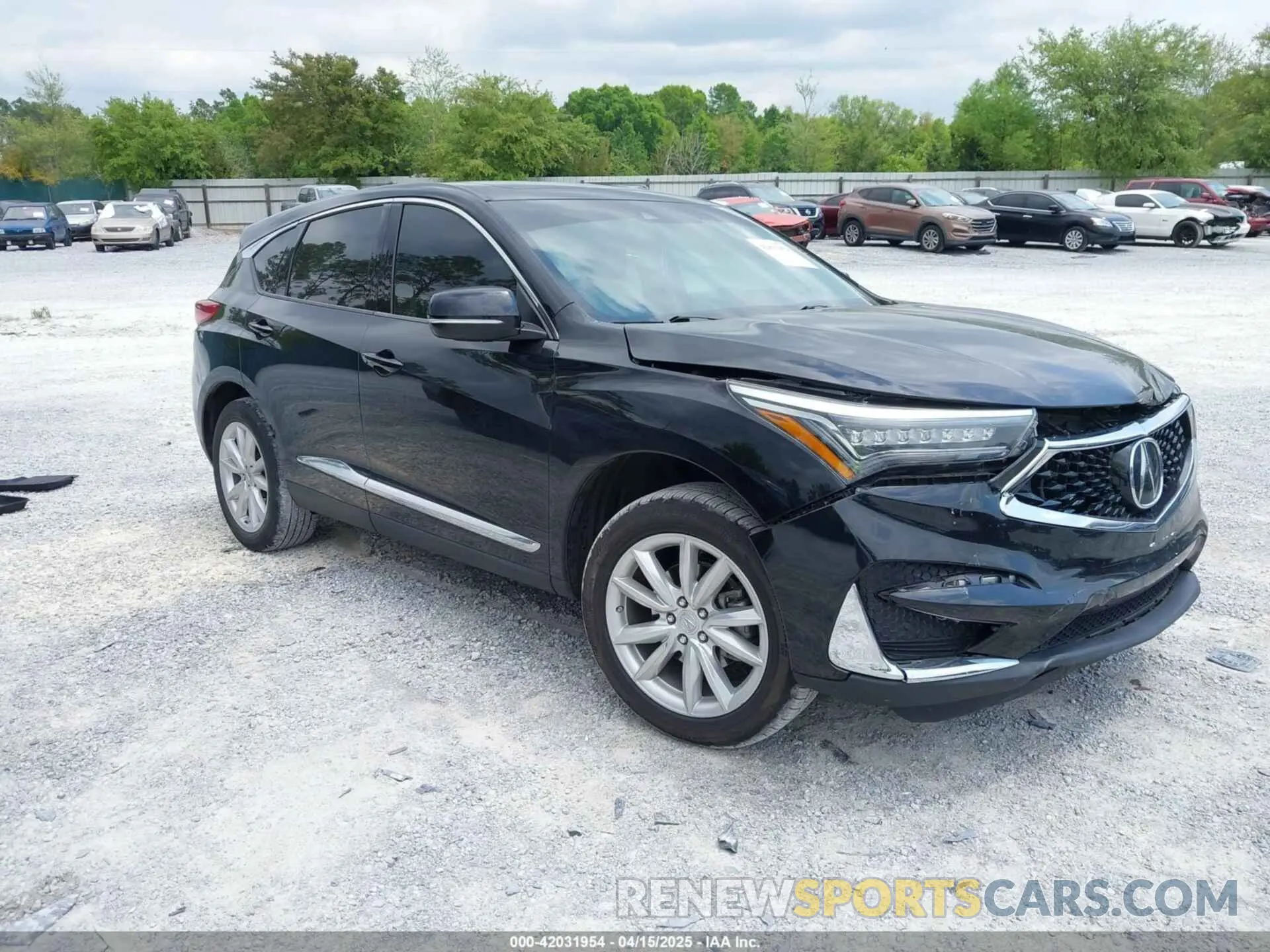 1 Photograph of a damaged car 5J8TC2H34KL043662 ACURA RDX 2019