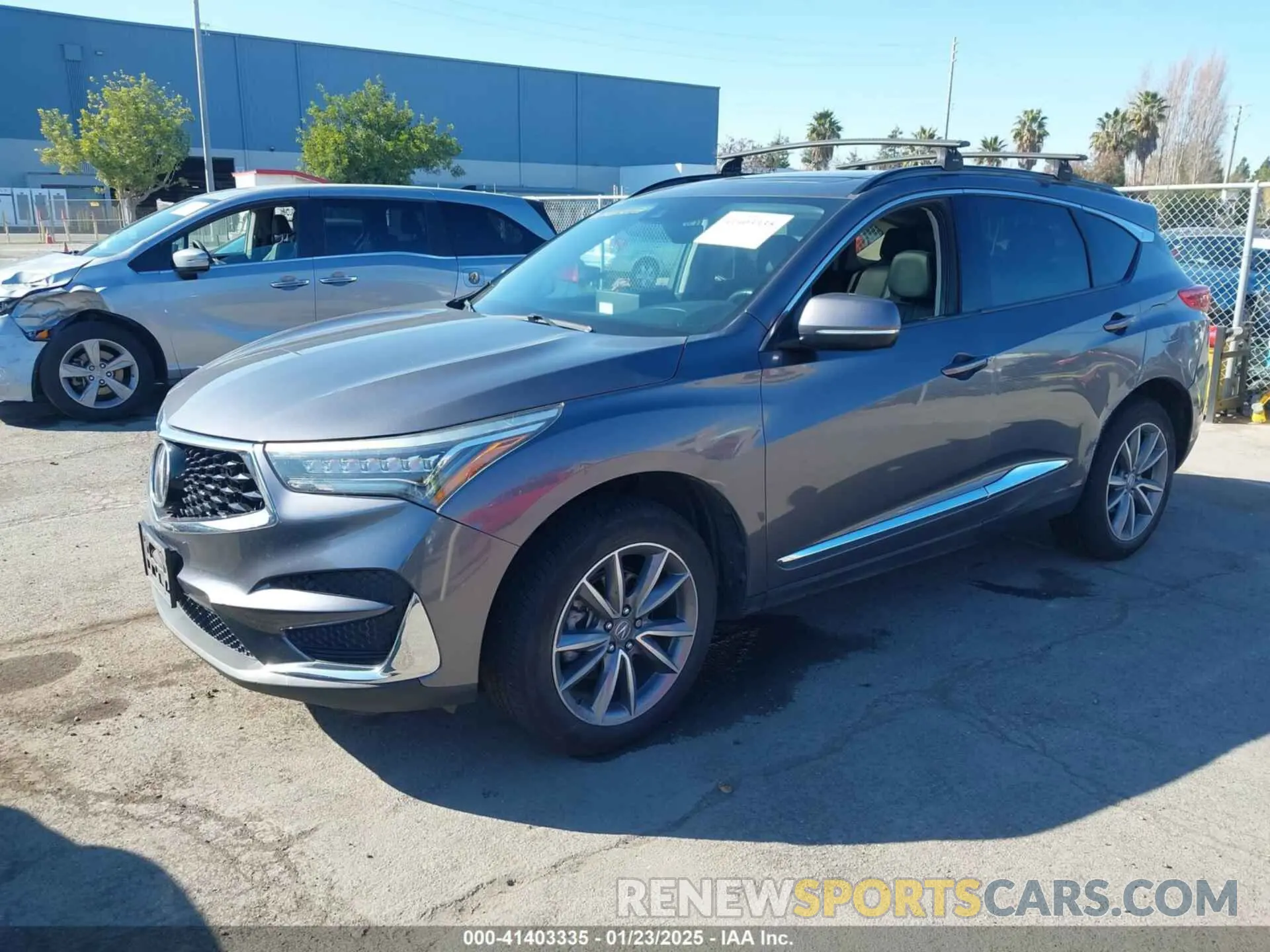 2 Photograph of a damaged car 5J8TC2H51KL000186 ACURA RDX 2019