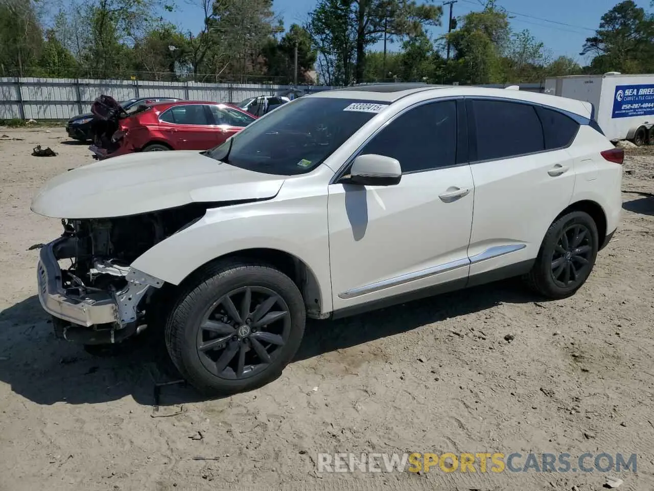 1 Photograph of a damaged car 5J8TC2H51KL000382 ACURA RDX 2019