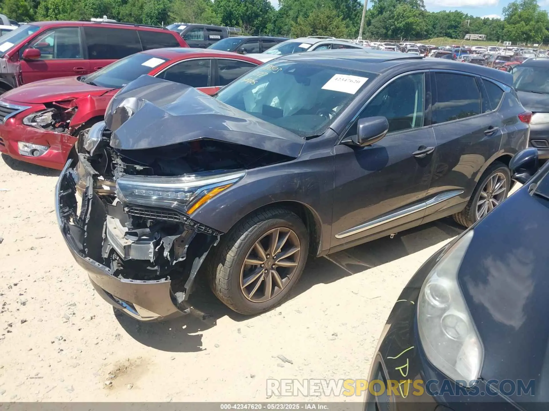 2 Photograph of a damaged car 5J8TC2H58KL017177 ACURA RDX 2019