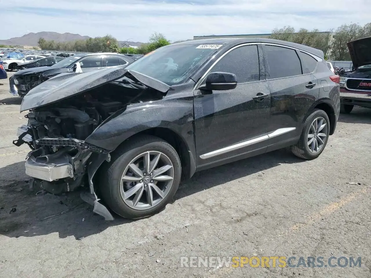 1 Photograph of a damaged car 5J8TC2H5XKL010747 ACURA RDX 2019