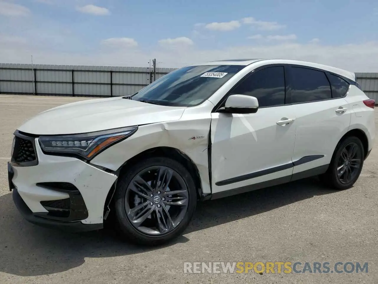 1 Photograph of a damaged car 5J8TC2H64KL014320 ACURA RDX 2019