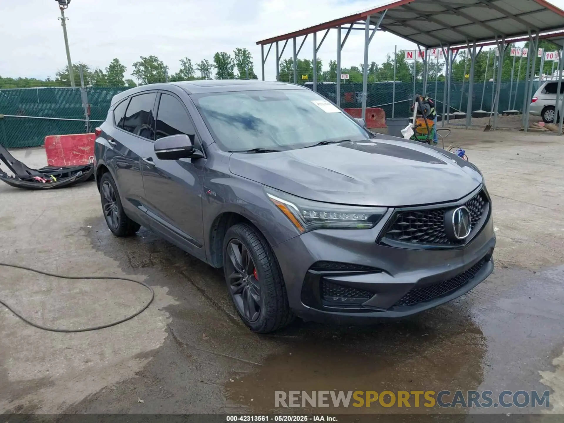 1 Photograph of a damaged car 5J8TC2H68KL013445 ACURA RDX 2019