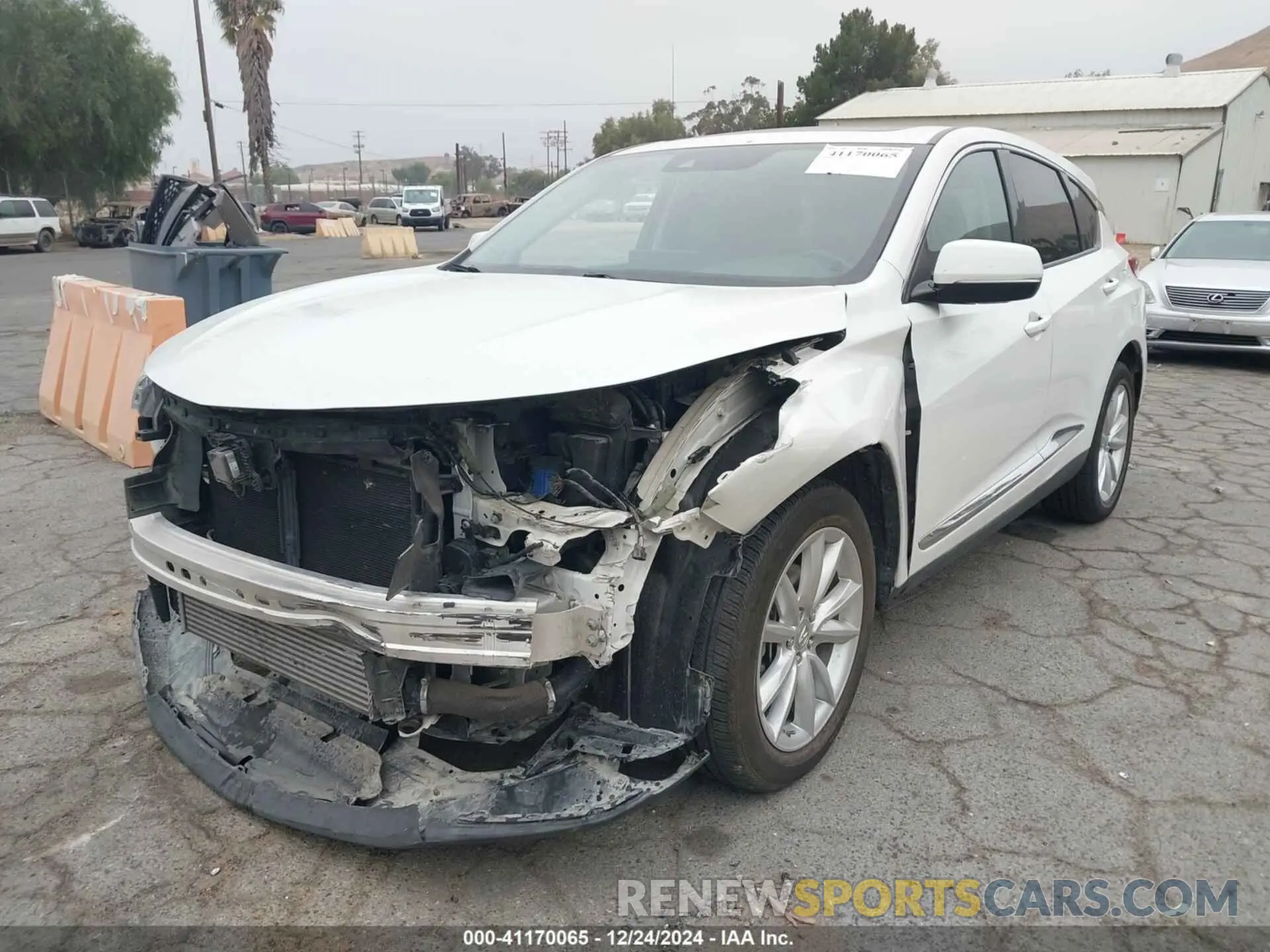 2 Photograph of a damaged car 5J8TC1H35LL022346 ACURA RDX 2020