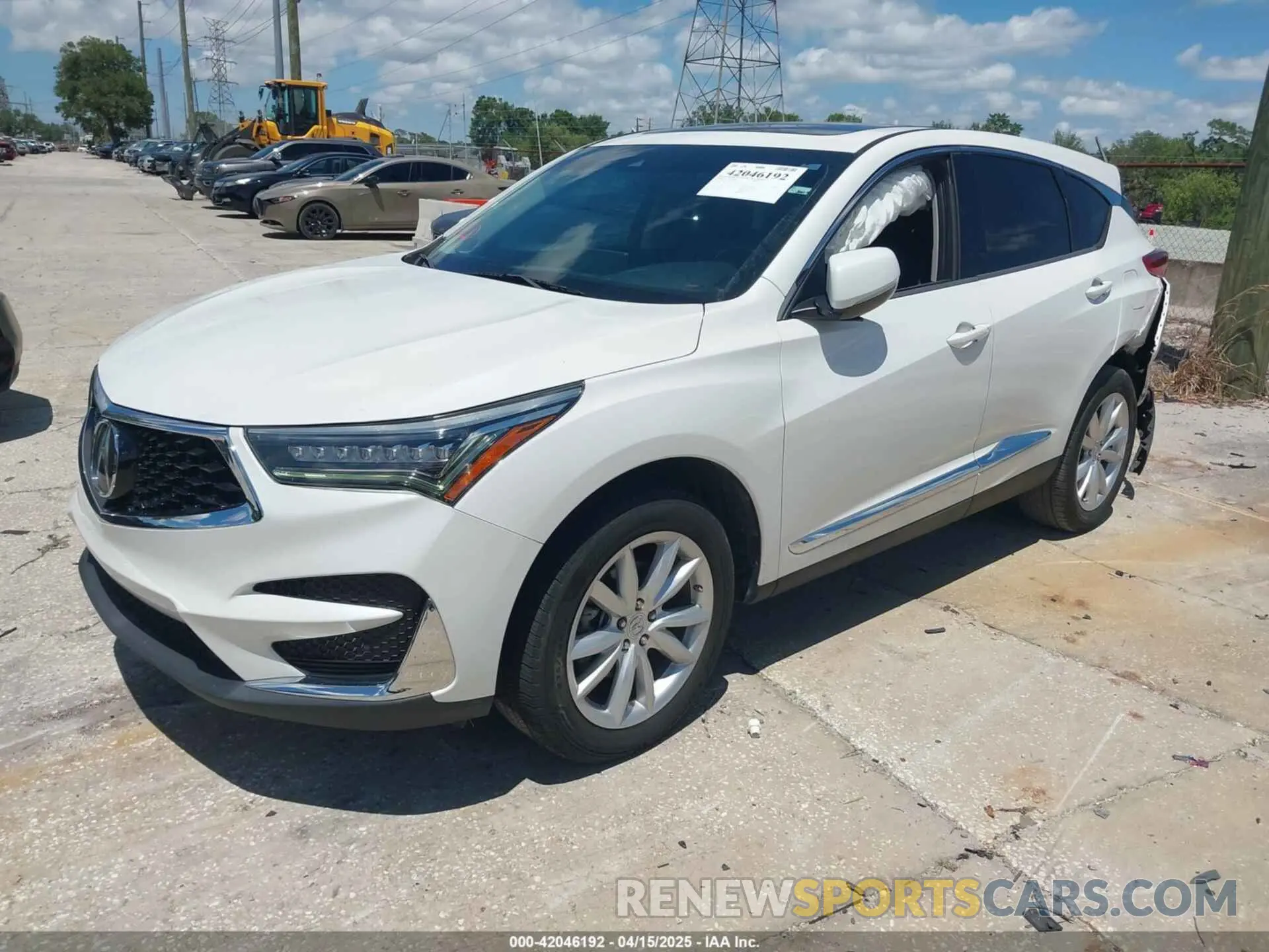 2 Photograph of a damaged car 5J8TC1H3XLL007356 ACURA RDX 2020