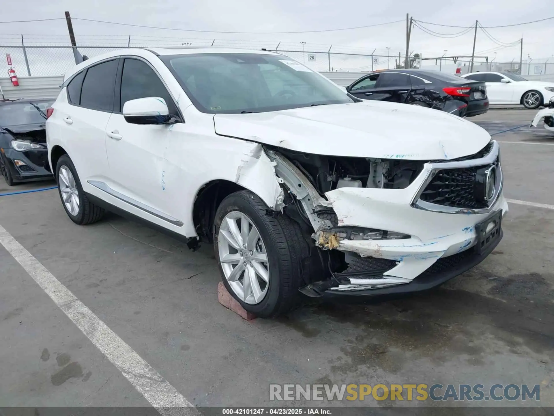 1 Photograph of a damaged car 5J8TC1H3XLL013710 ACURA RDX 2020