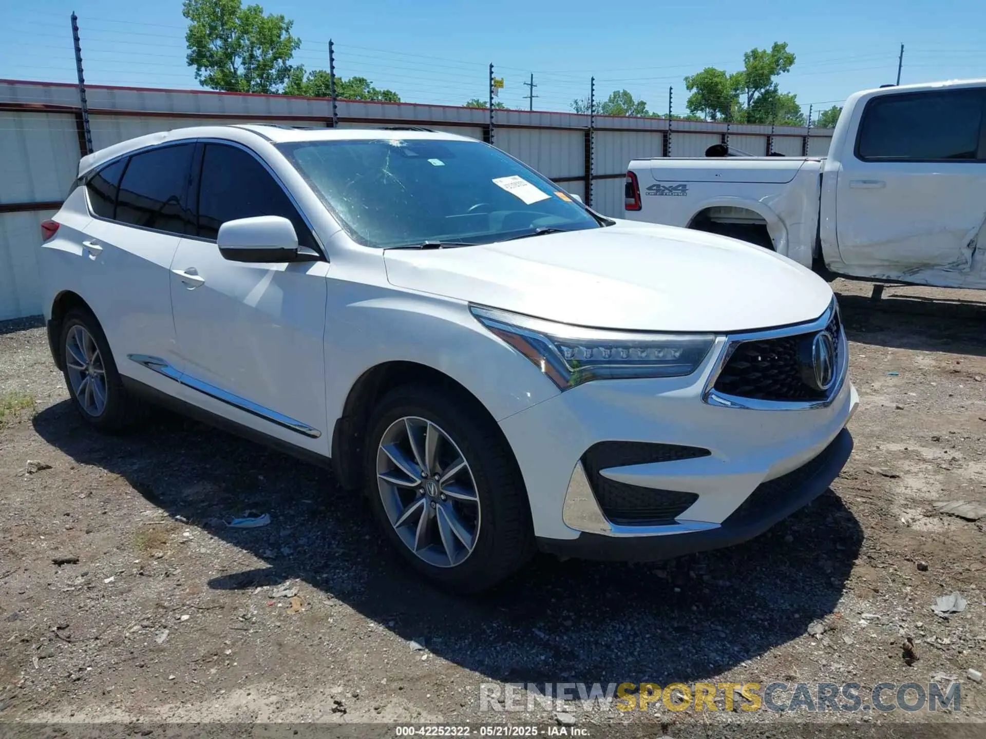 1 Photograph of a damaged car 5J8TC1H50LL004449 ACURA RDX 2020