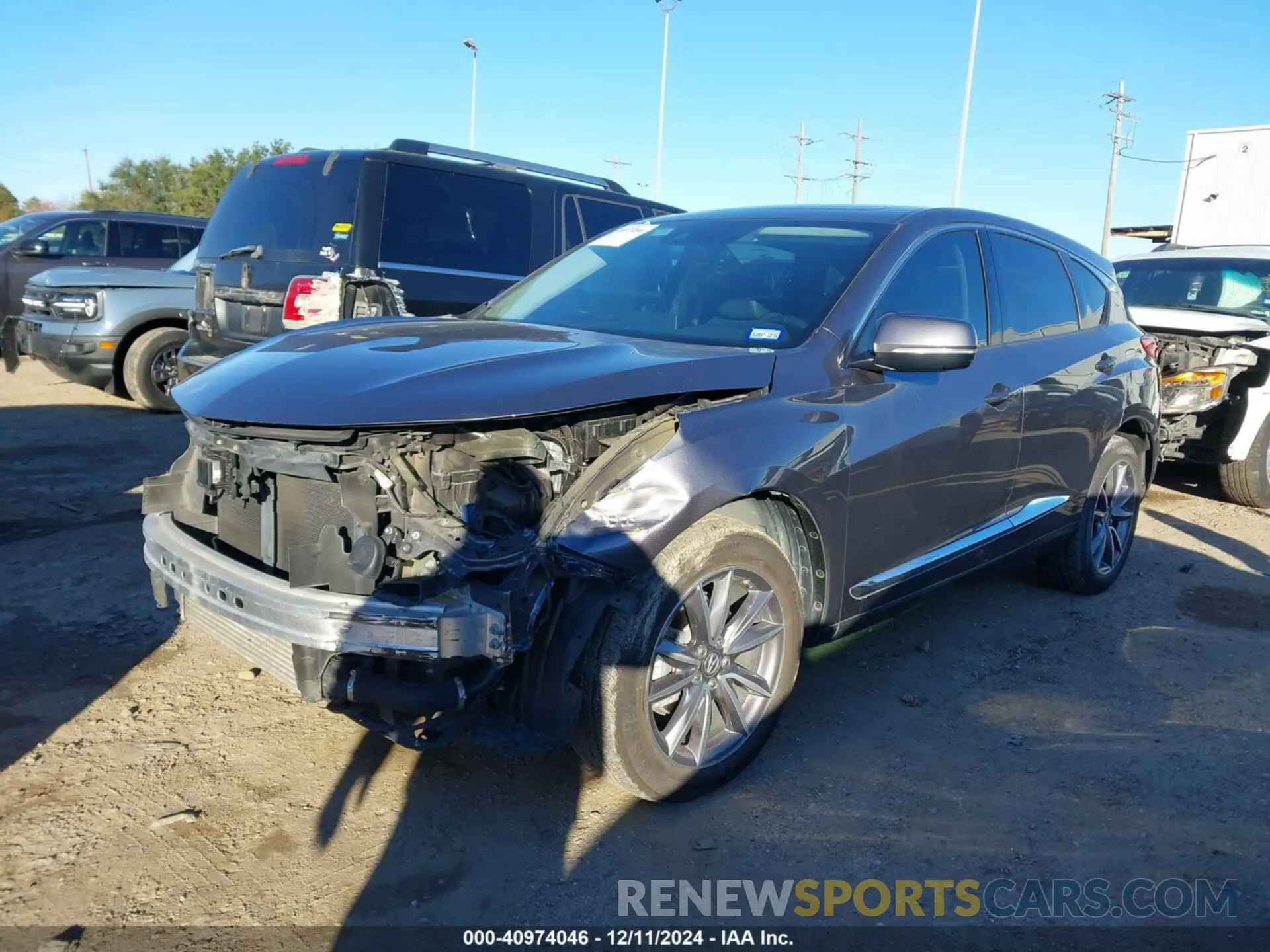 2 Photograph of a damaged car 5J8TC1H53LL019169 ACURA RDX 2020