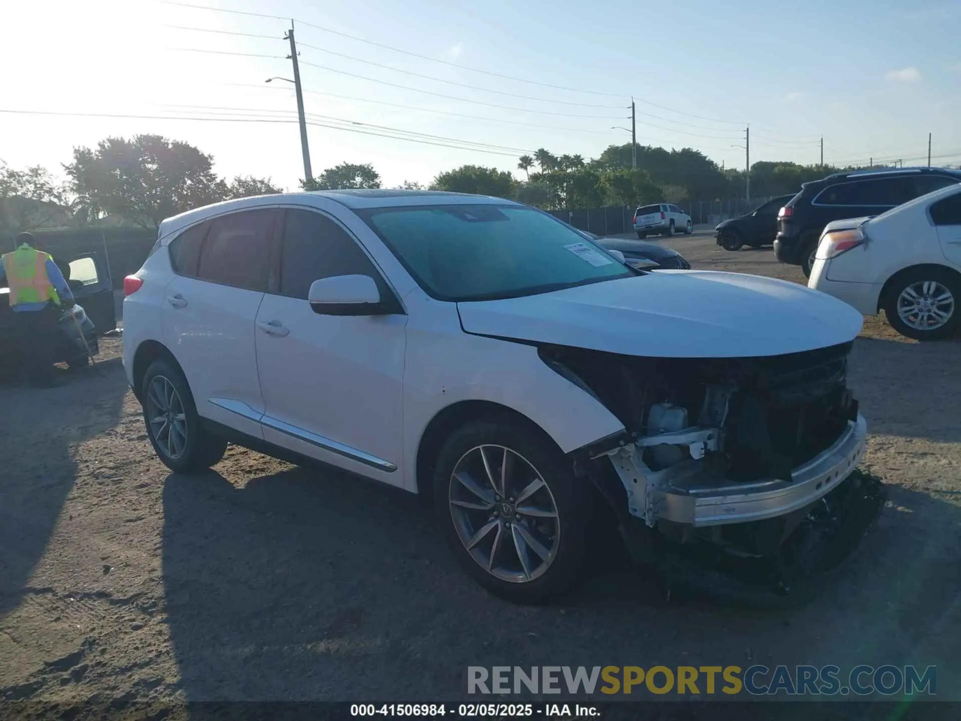 1 Photograph of a damaged car 5J8TC1H54LL004454 ACURA RDX 2020