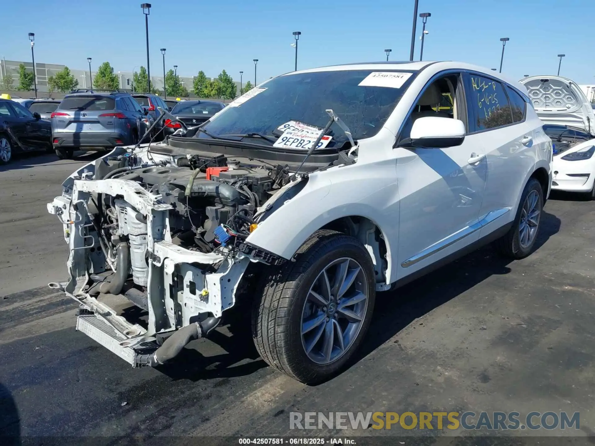 2 Photograph of a damaged car 5J8TC1H54LL015051 ACURA RDX 2020