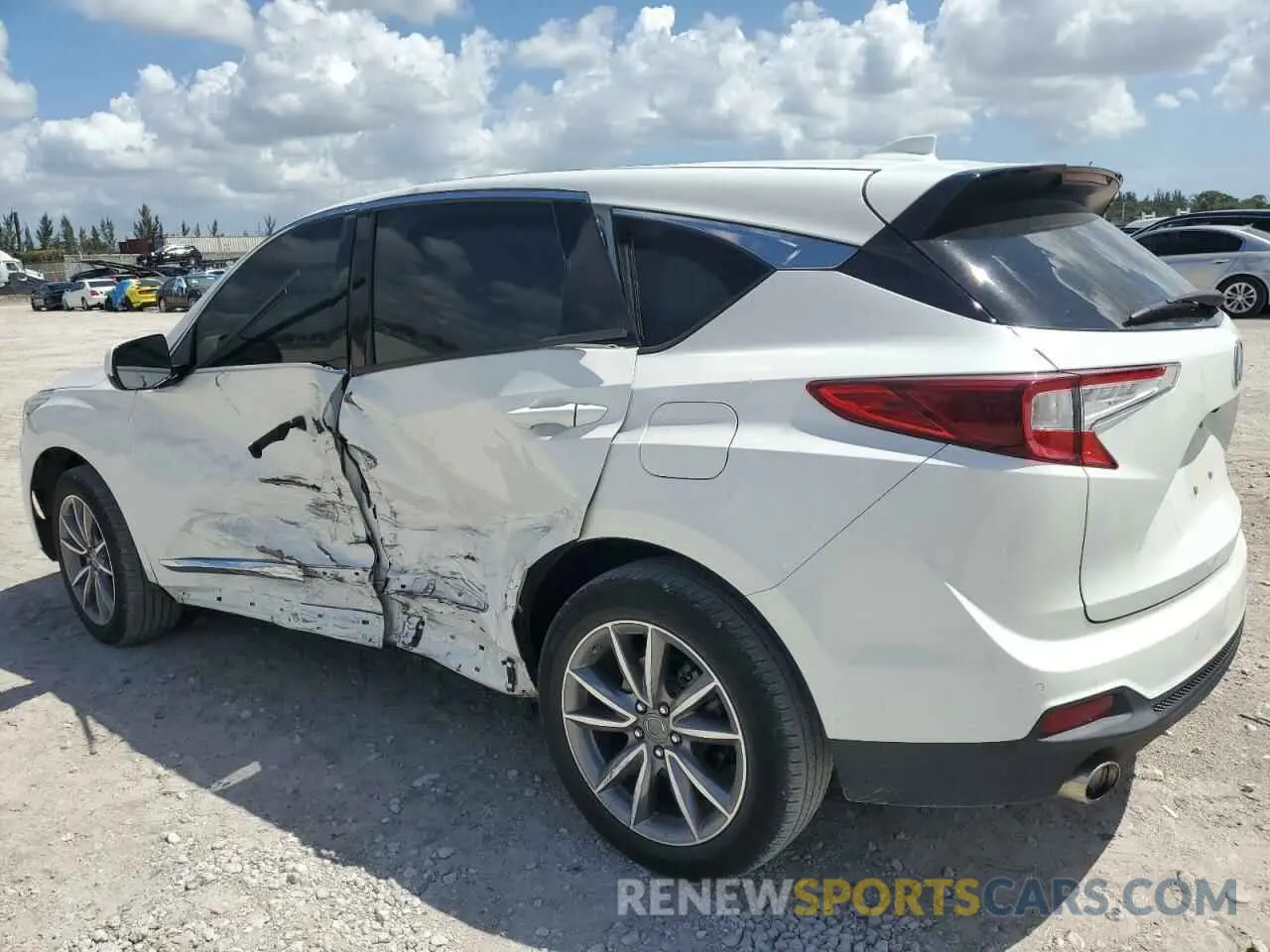 2 Photograph of a damaged car 5J8TC1H57LL013018 ACURA RDX 2020