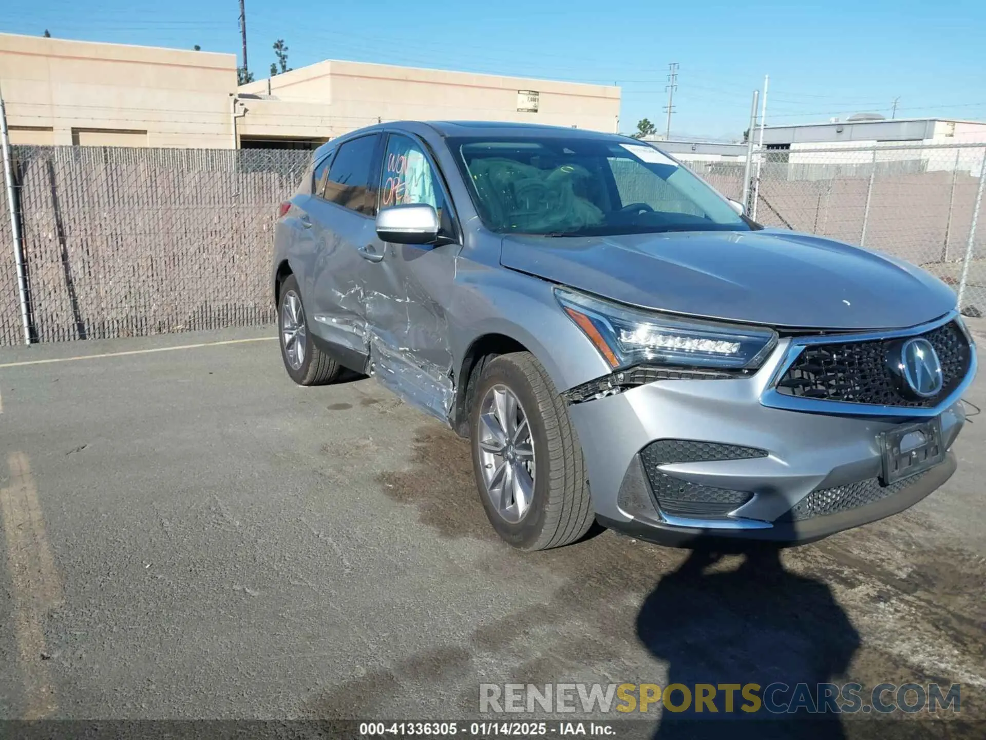 1 Photograph of a damaged car 5J8TC1H58LL008054 ACURA RDX 2020