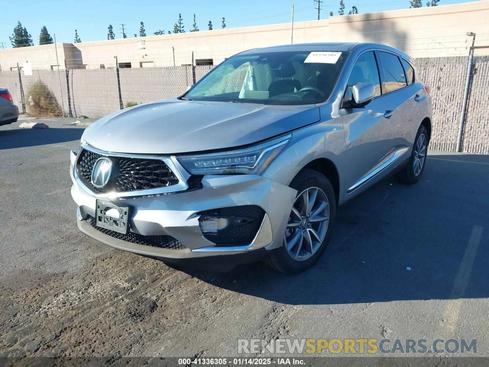 2 Photograph of a damaged car 5J8TC1H58LL008054 ACURA RDX 2020