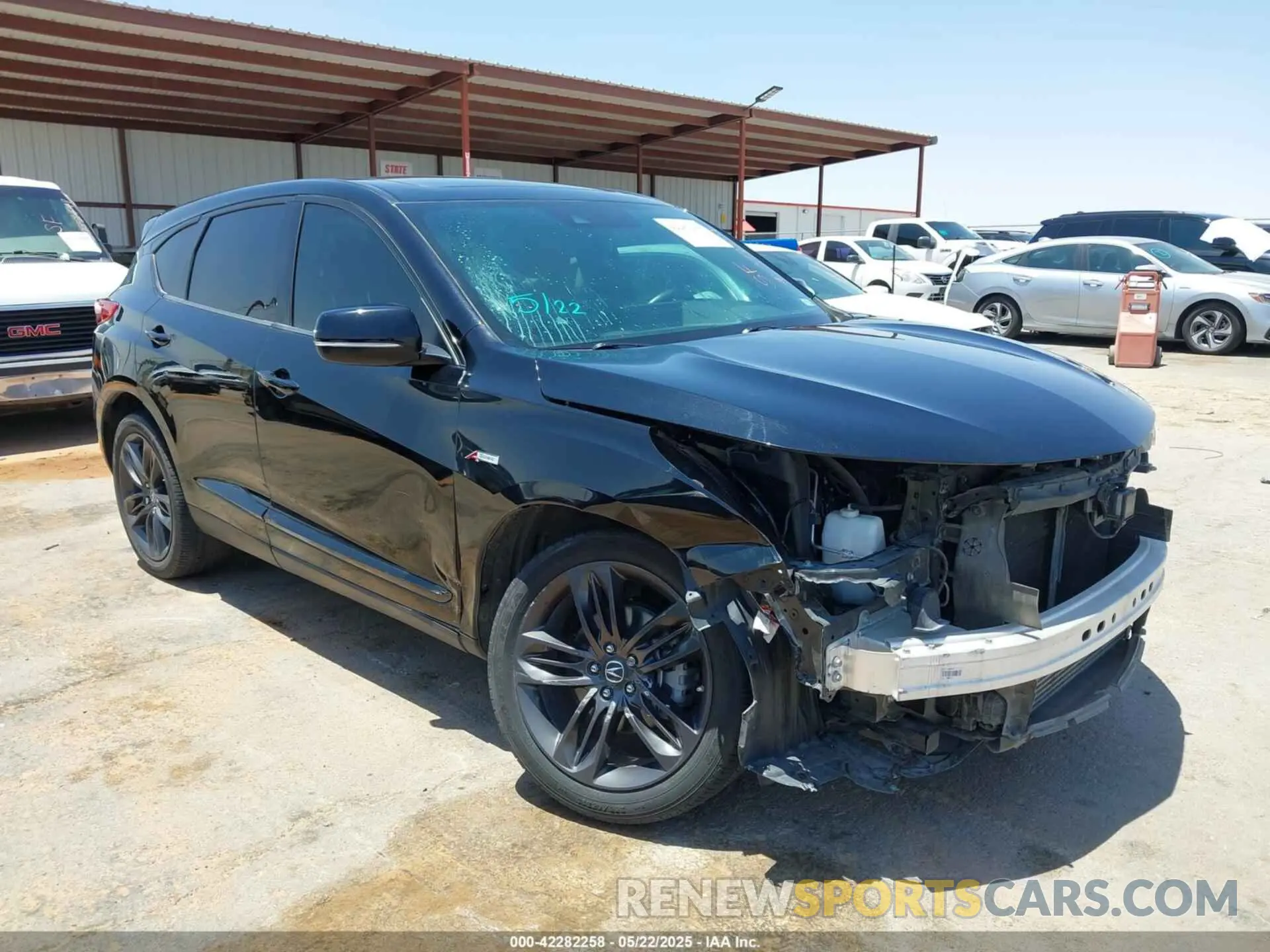 1 Photograph of a damaged car 5J8TC1H6XLL011594 ACURA RDX 2020